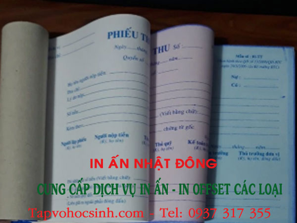 quy trình in hoá đơn 3 liên