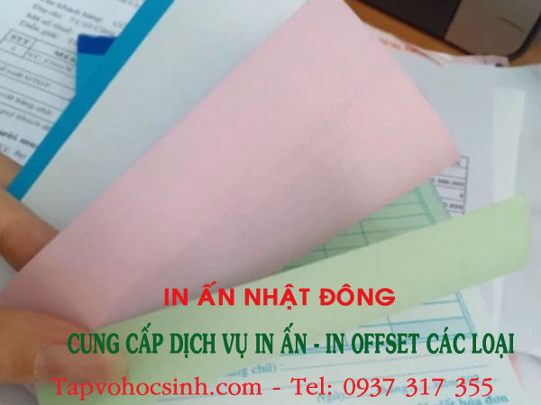 giá in hoá đơn 3 liên