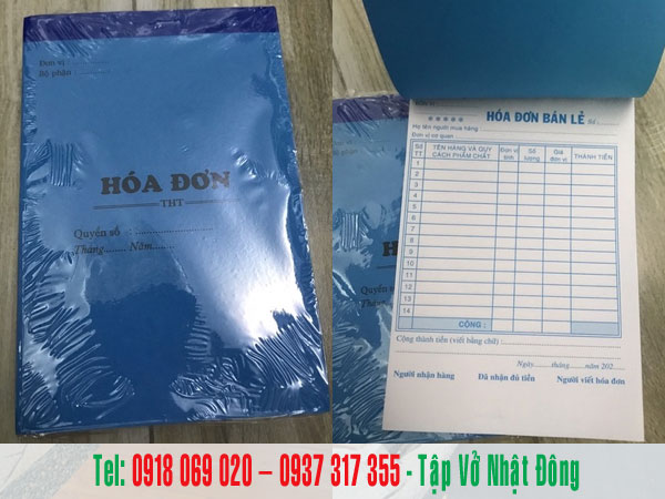 in hóa đơn 2 liên A5