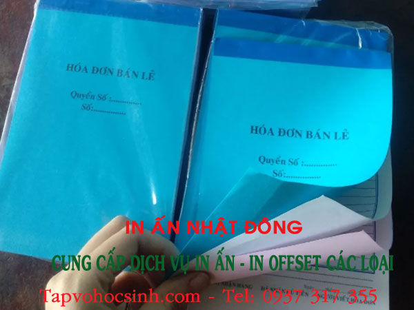 in hoá đơn bán lẻ Tân Bình