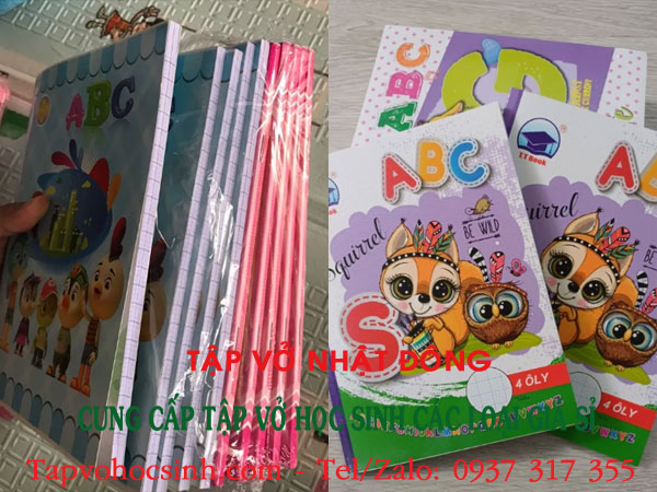 vở học sinh 4 ô ly