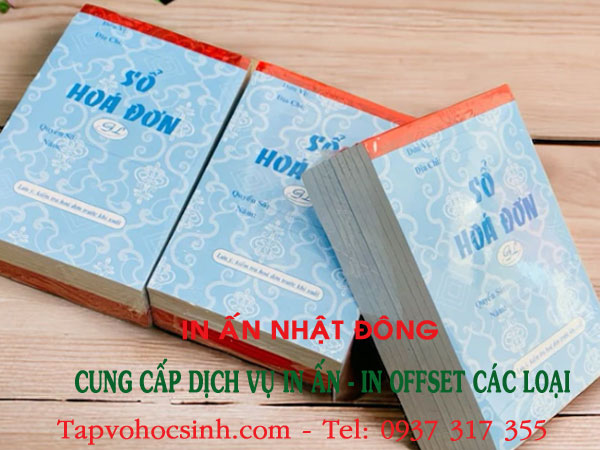 quy trình in hoá đơn bán lẻ 3 liên