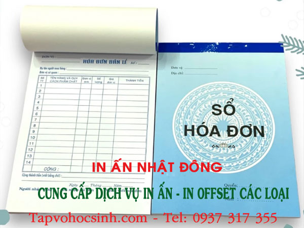 quy trình thiết kế & cập nhập giá in hoá đơn bán lẻ