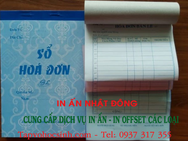 in hoá đơn bán lẻ tại gò vấp
