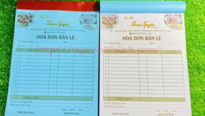 in hoa don ban le 2 lien